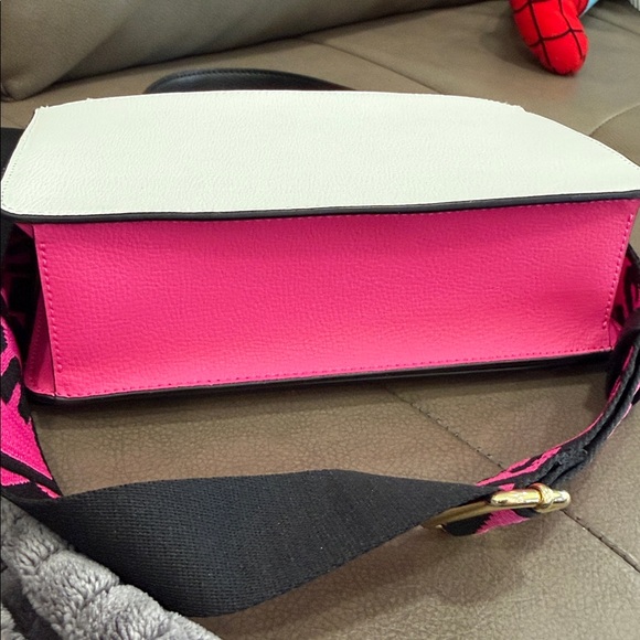 Karl Lagerfeld Paris Simone Leather Crossbody Candy Dots" purse - Picture 4 of 6